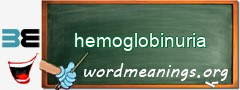 WordMeaning blackboard for hemoglobinuria